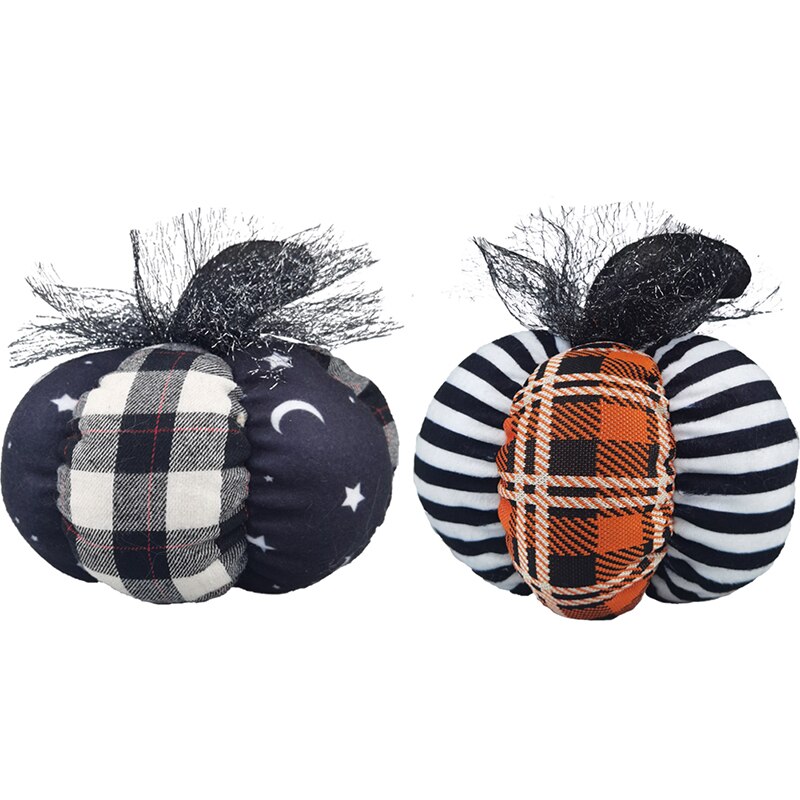 Handmade fabric pumpkin